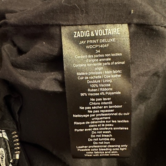 Zadig & Voltaire Leather Mini Skirt - Picture 7 of 8